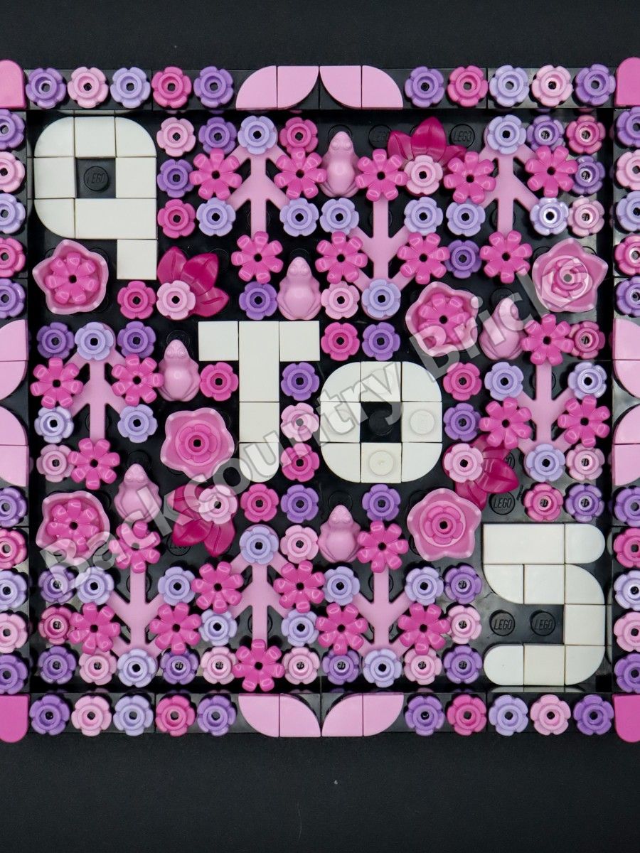 9 to 5 Lego mosaic build